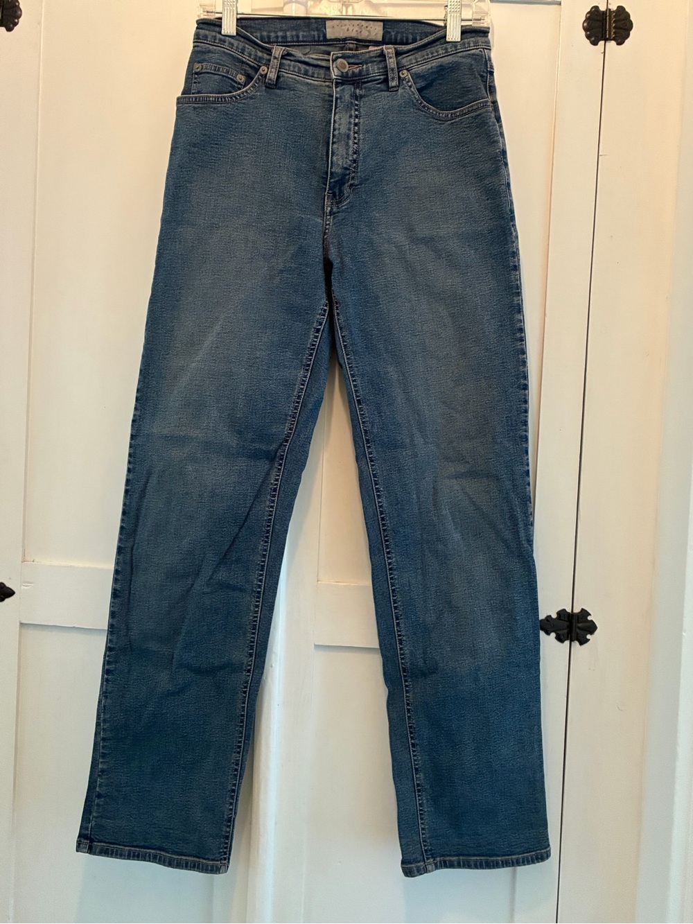 Christopher Blue Jeans Straight Leg size 8 - Picture 2 of 5